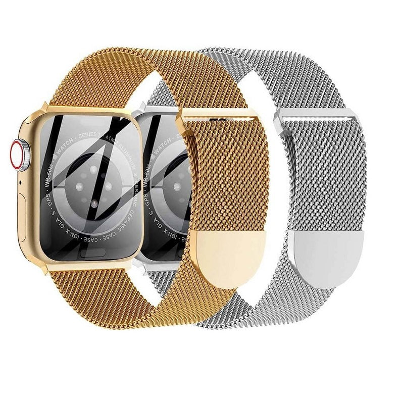 Straps & Bands - Milanese Magnetic Stainless Steel Mesh Clasp Loop Band for Apple Watch - ktusu - Milanese Magnetic Stainless Steel Mesh Clasp Loop Band for Apple Watch - undefined