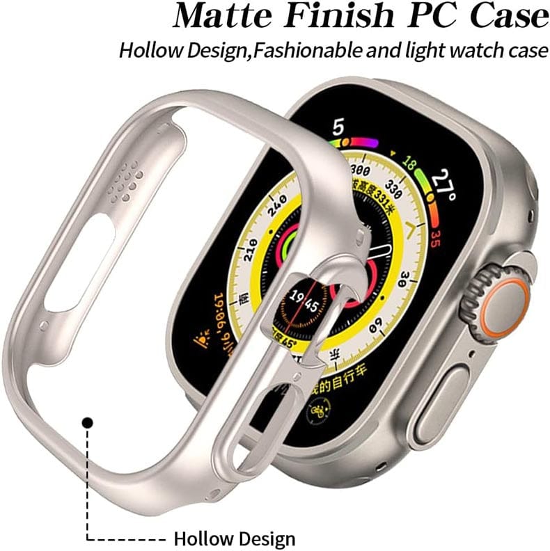 Minimalist Hard frame Protective Case for Apple Watch Series 8 Ultra 49mm Cases & Covers Ktusu