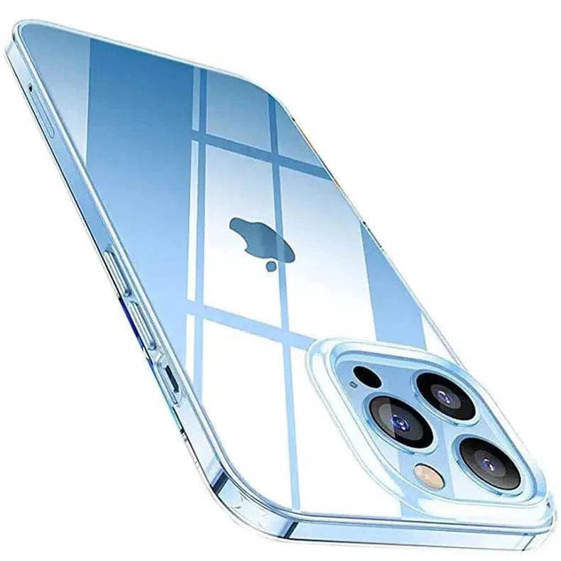 1mm Ultra Thin Clear Transparent Soft Silicone Phone Back Case for Apple iPhone