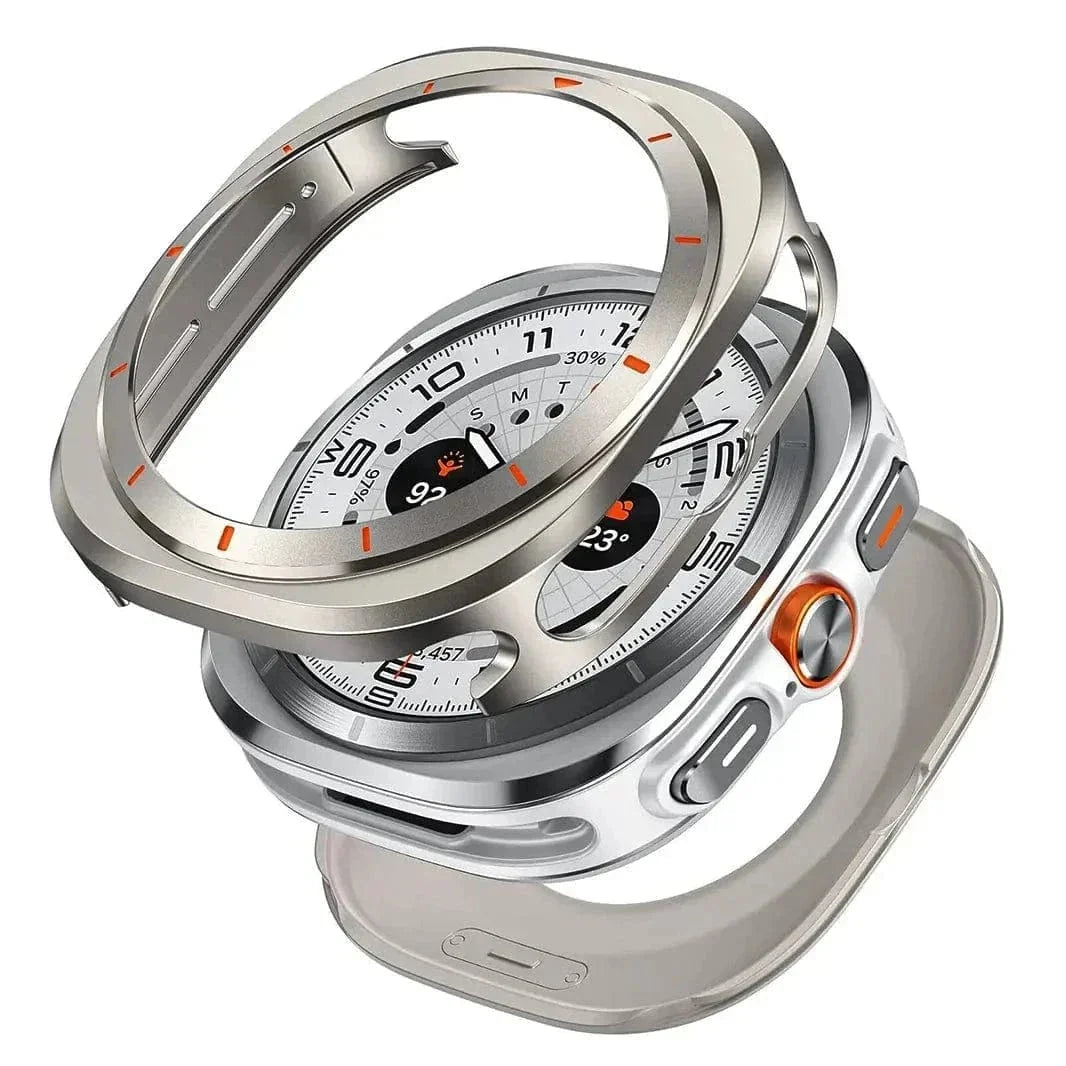 2 in 1 Metal Cover for Samsung Watch Ultra (47mm)