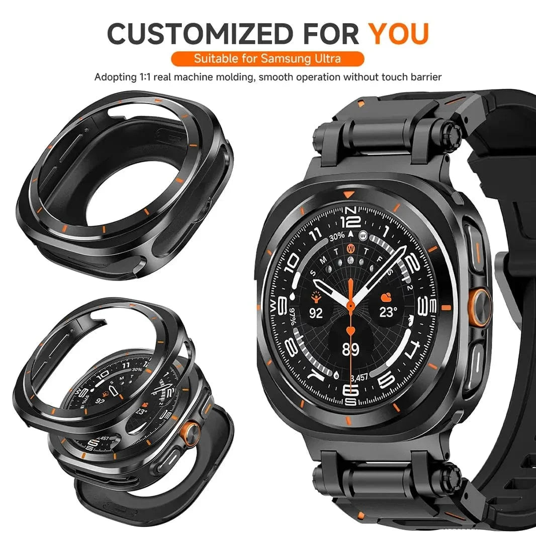 2 in 1 Metal Cover for Samsung Watch Ultra (47mm)