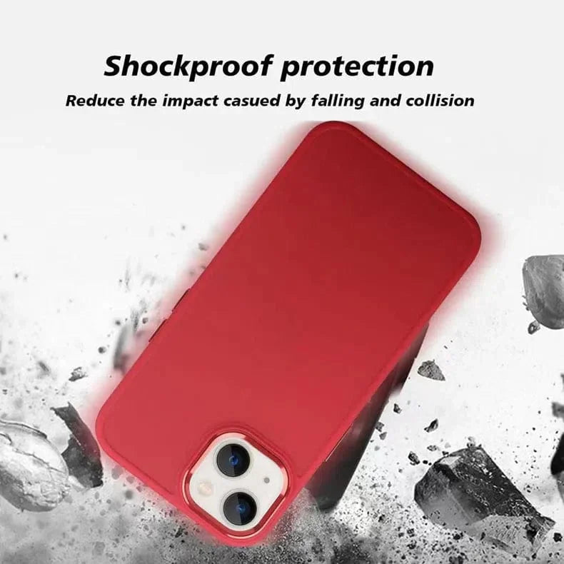 3 In 1 Metal Camera Frame Matte TPU Case for iPhone 13 Pro