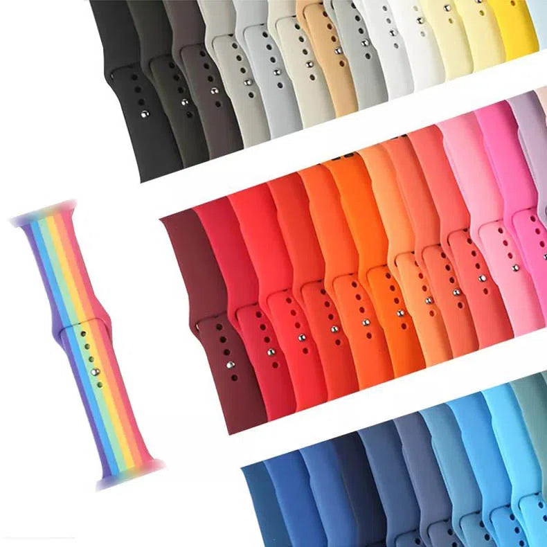 Sports Silicone Band for iWatch 42mm | 44mm | 45mm | Ultra 49mm - A to Z Prime