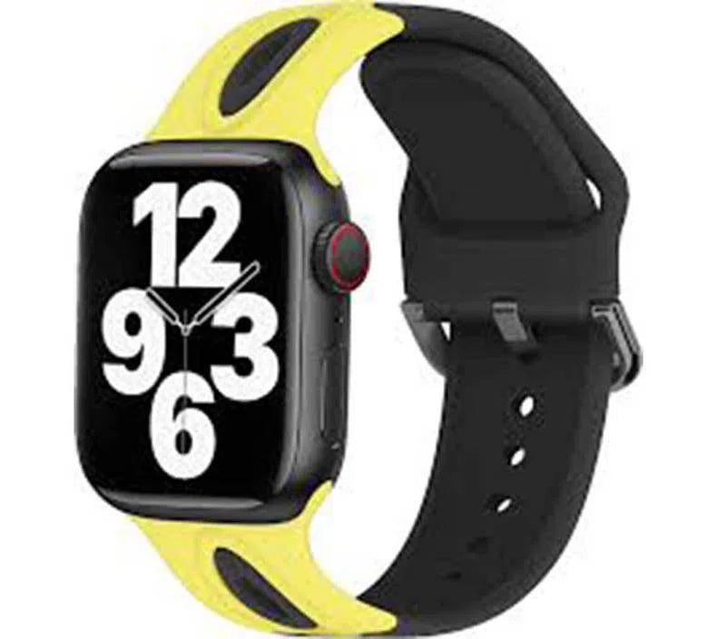 Dual Color Silicone Sport Strap Band for Apple Watch - A to Z Prime