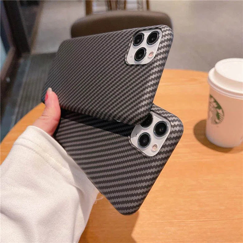 Cases & Covers - Carbon Fiber Texture hard slim Phone case Cover for Apple iPhone - ktusu - Carbon Fiber Texture hard slim Phone case Cover for Apple iPhone - undefined
