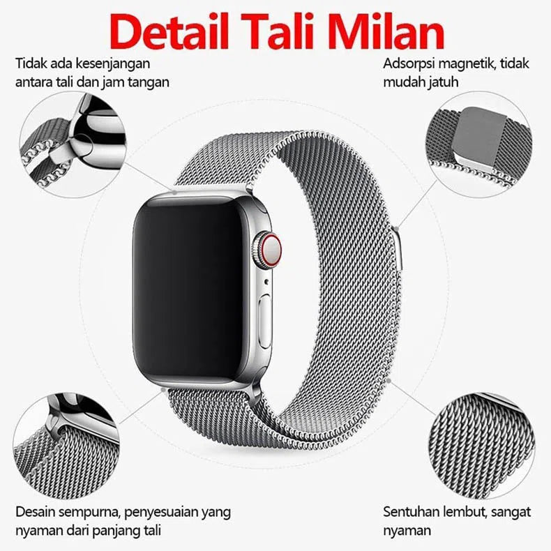 Straps & Bands - Milanese Magnetic Loop Band for Apple Watch - ktusu - Milanese Magnetic Loop Band for Apple Watch - undefined