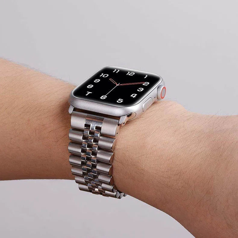 Straps & Bands - New Stainless Steel Metal Link Bracelet Chain Strap for Apple Watch - ktusu - New Stainless Steel Metal Link Bracelet Chain Strap for Apple Watch - undefined