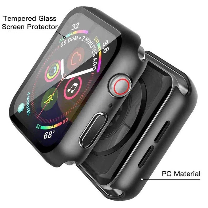 Cases & Covers - Matte Protective Case with in-build Glass for Apple Watch - ktusu - Matte Protective Case with in-build Glass for Apple Watch - undefined