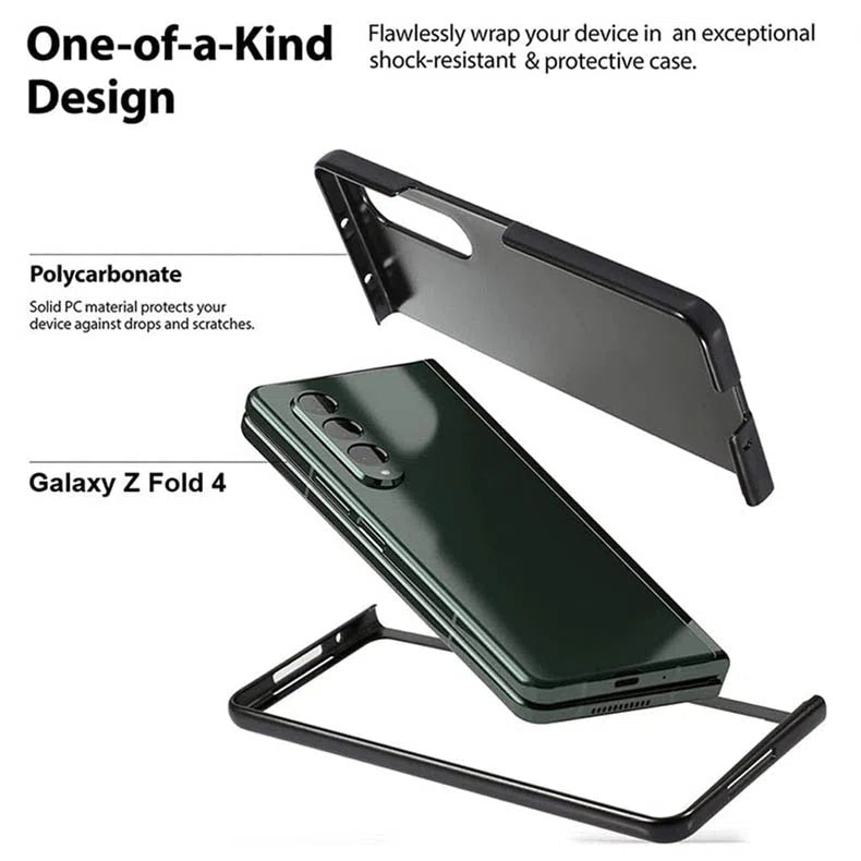 Cases & Covers - Samsung Galaxy Z Fold4 Thin Fit Matte Finish shockproof hard Back Case cover - ktusu - Samsung Galaxy Z Fold4 Thin Fit Matte Finish shockproof hard Back Case cover - undefined