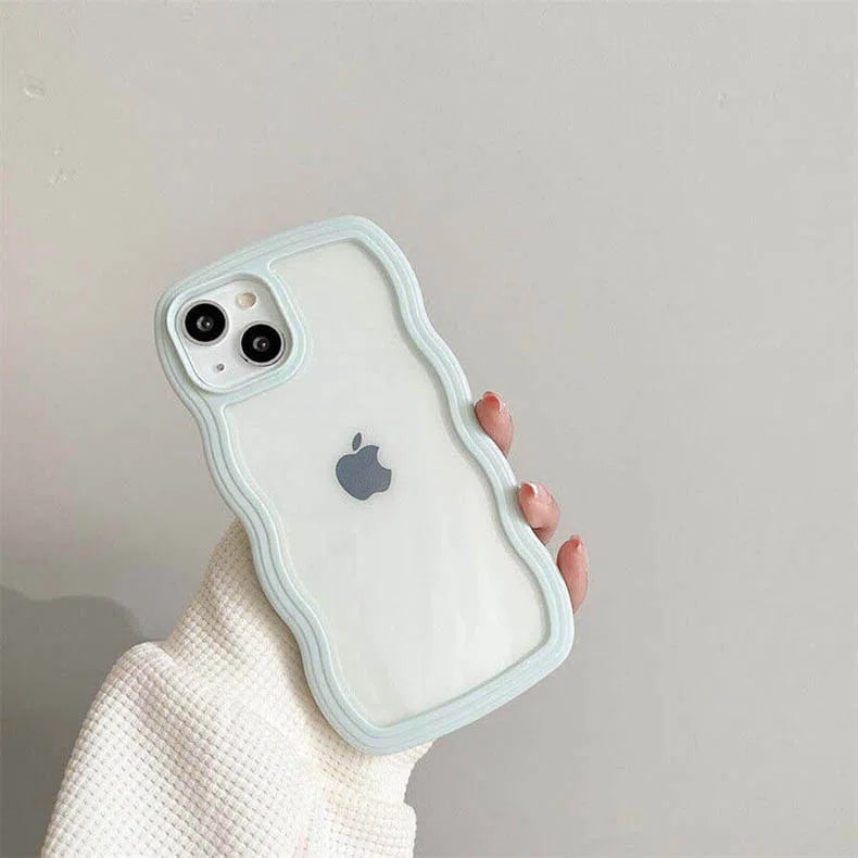 Cases & Covers - Wavy Edge Soft TPU Dual Layer Phone Back Case Cover for Apple iPhone - ktusu - Wavy Edge Soft TPU Dual Layer Phone Back Case Cover for Apple iPhone - undefined