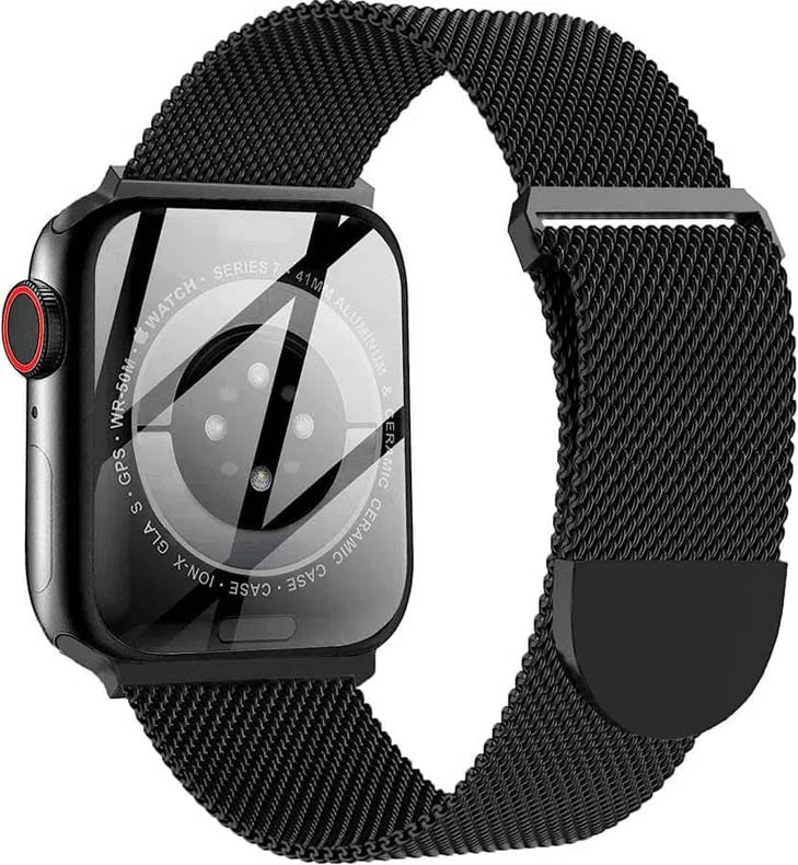 Straps & Bands - Milanese Magnetic Stainless Steel Mesh Clasp Loop Band for Apple Watch - ktusu - Milanese Magnetic Stainless Steel Mesh Clasp Loop Band for Apple Watch - undefined