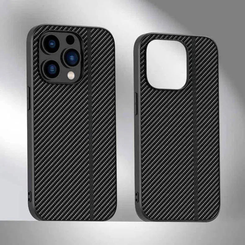 Cases & Covers - Carbon fiber Leather Texture Phone Back Case Cover for Apple iPhone - ktusu - Carbon fiber Leather Texture Phone Back Case Cover for Apple iPhone - undefined
