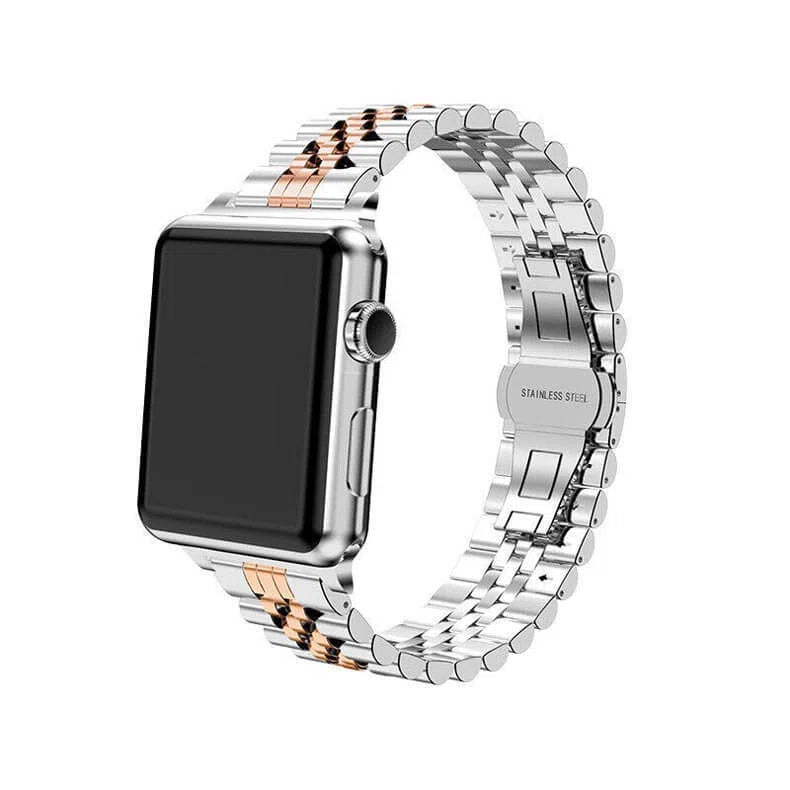 Straps & Bands - New Stainless Steel Metal Link Bracelet Chain Strap for Apple Watch - ktusu - New Stainless Steel Metal Link Bracelet Chain Strap for Apple Watch - undefined