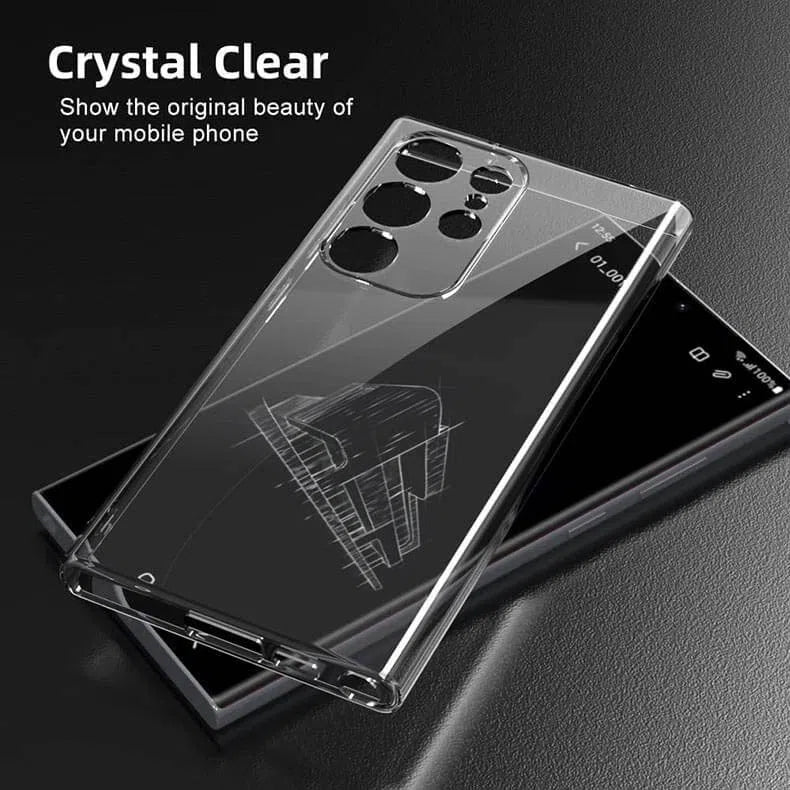 Cases & Covers - TPU Soft Clear Transparent Phone Back Case Cover for Samsung Galaxy S23 Ultra - ktusu - TPU Soft Clear Transparent Phone Back Case Cover for Samsung Galaxy S23 Ultra - undefined
