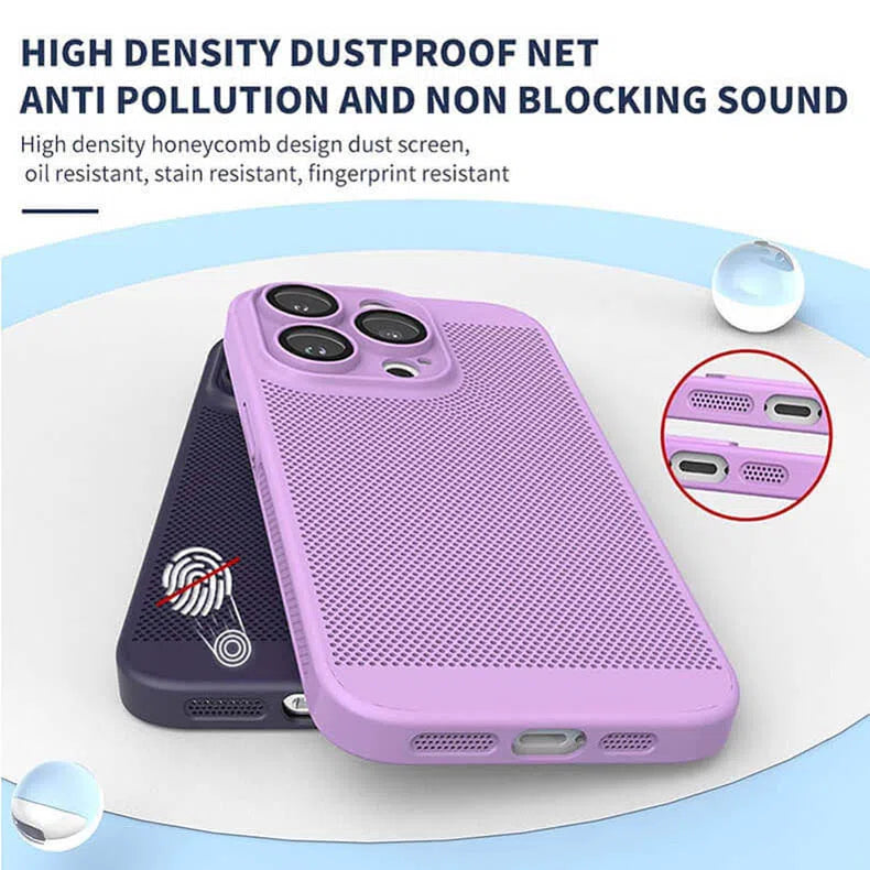 Cases & Covers - Breathable Heat-Dissipation Magsafe Compatible Case For iPhone - ktusu - Breathable Heat-Dissipation Magsafe Compatible Case For iPhone - undefined