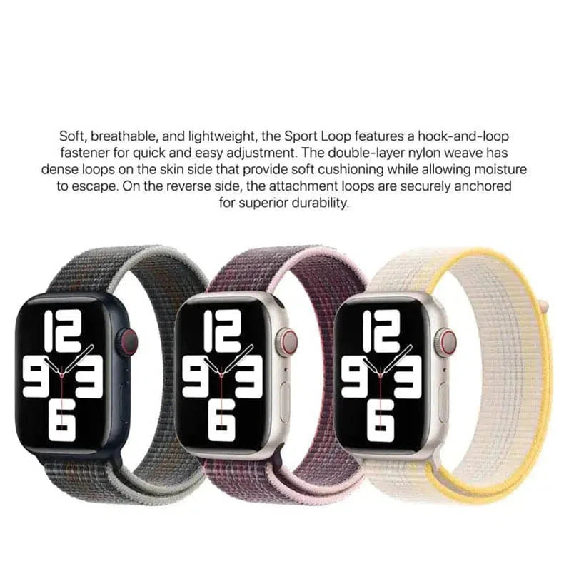 Straps & Bands - Nylon Velcro Sport Loop Straps for Apple Watch - ktusu - Nylon Velcro Sport Loop Straps for Apple Watch - undefined