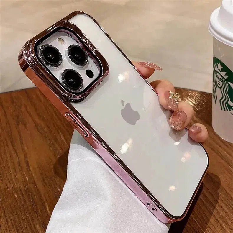 Camera Lens Protector kickstand Electroplating Back Case for Apple iPhone ktusu