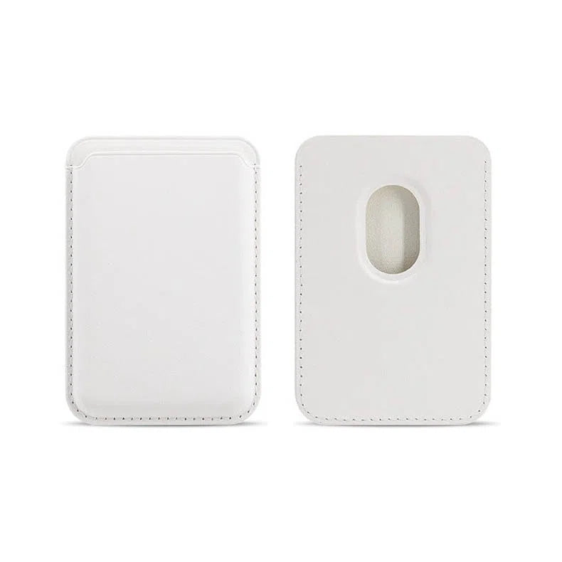 PU Magnetic Card Wallet Holder with MagSafe White Mounts Stands & Grips Ktusu