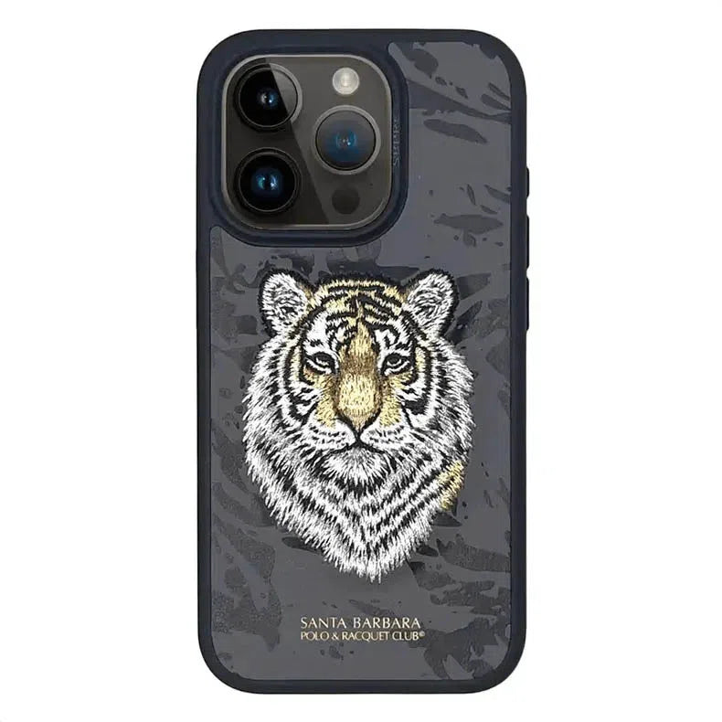 Santa Barbara Tiger Savanna Series Back Case for Apple iPhone iPhone 15 Pro Max / Tiger Cases & Covers Ktusu