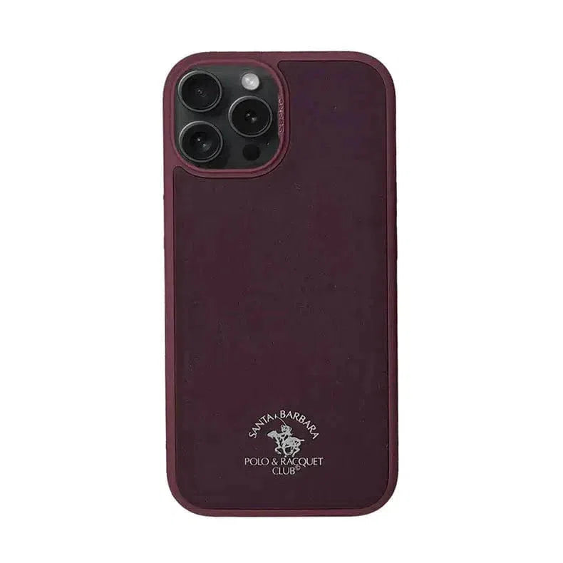 Santa Barbara Norton Series Phone Back Case for Apple iPhone 15 Series iPhone 15 / Wine Red Cases & Covers Ktusu