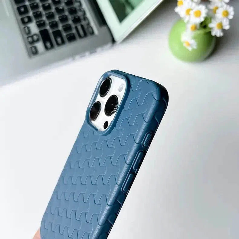 Interlocking Pattern Soft TPU Matte Case for Apple iPhone Cases & Covers Ktusu