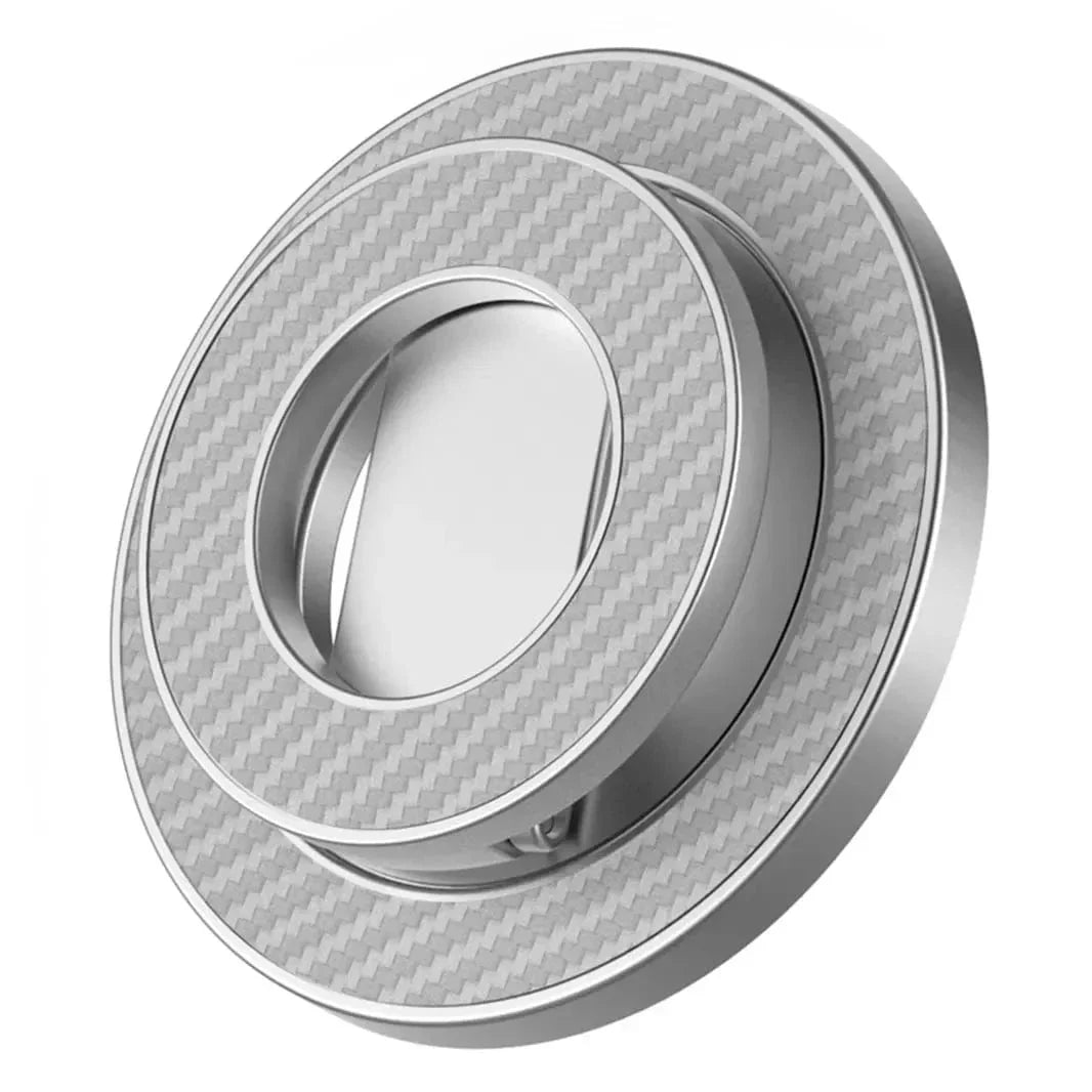 360 Degree Rotating Carbon Fiber Magnetic Ring Grip for Magsafe Function Built in Cases