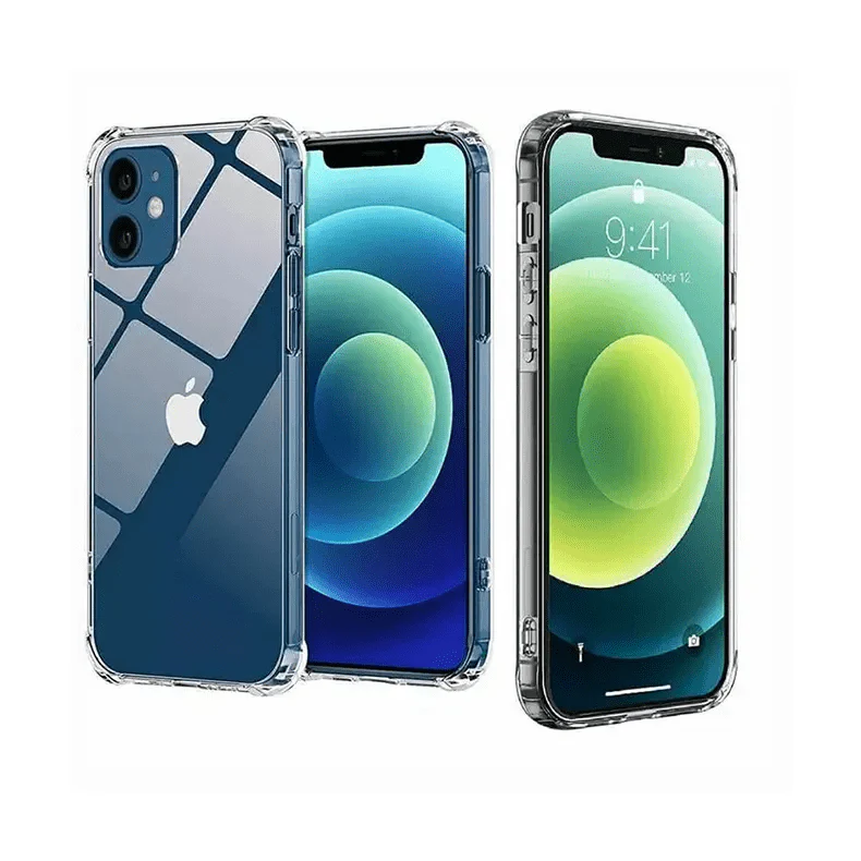 360 Degree Shockproof Soft TPU Phone Back Case for Apple iPhone