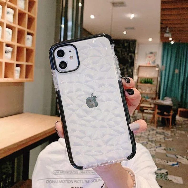 3D Geometric AIR Prism Soft Case for iPhone 11