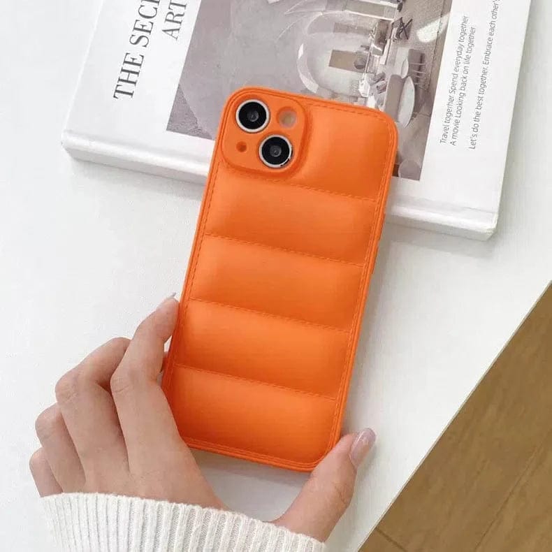 3D Puffer Pattern Soft TPU Silicone Phone Case for iPhone Back Cases