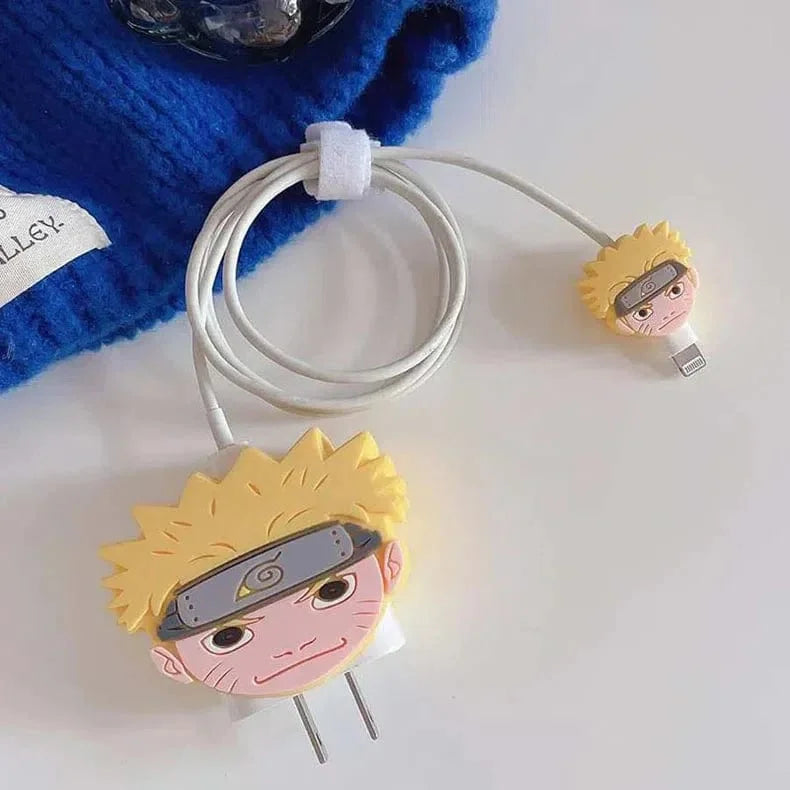 3D Silicone Cover with Spiral for Apple Adapter 18-20W