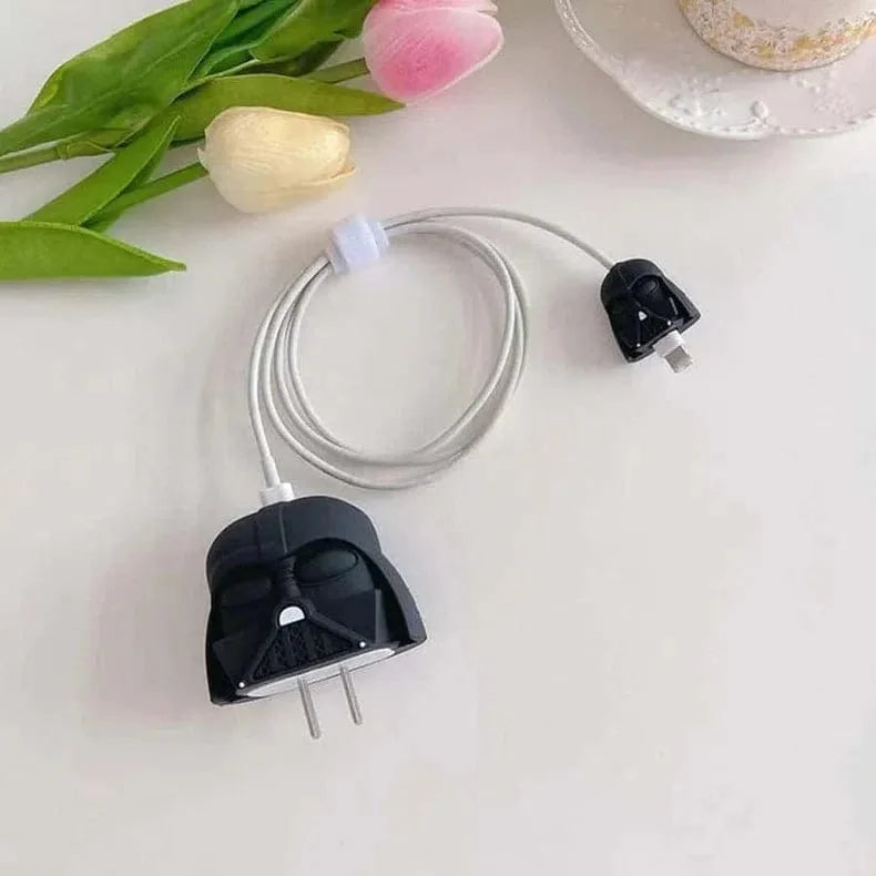 3D Silicone Cover with Spiral for Apple Adapter 18-20W