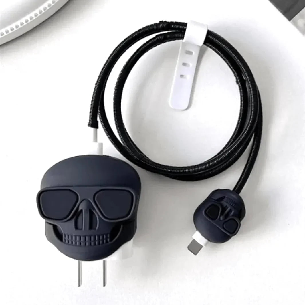 3D Silicone Cover with Spiral for Apple Adapter 18-20W