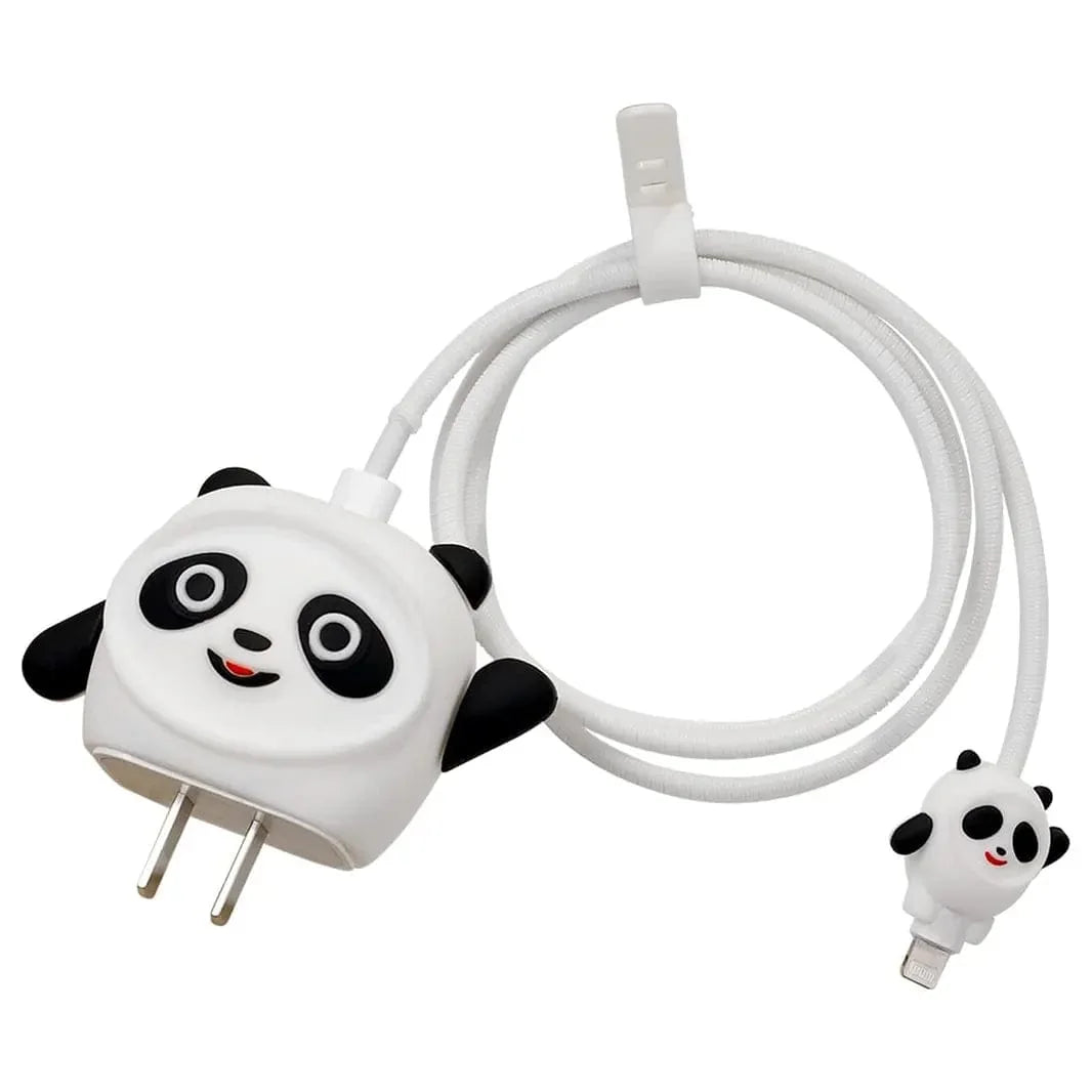 3D Silicone Cover with Spiral for Apple Adapter 18-20W