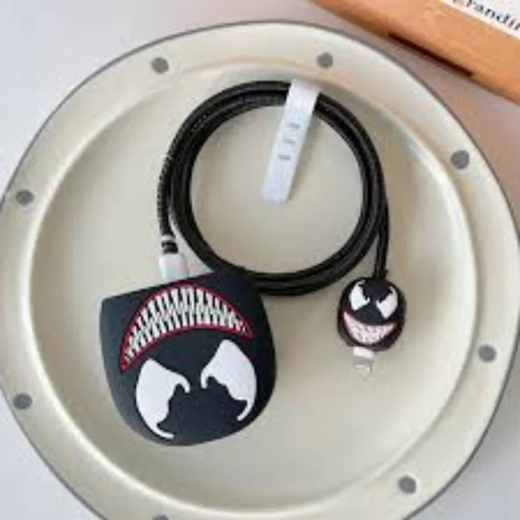 3D Silicone Cover with Spiral for Apple Adapter 18-20W