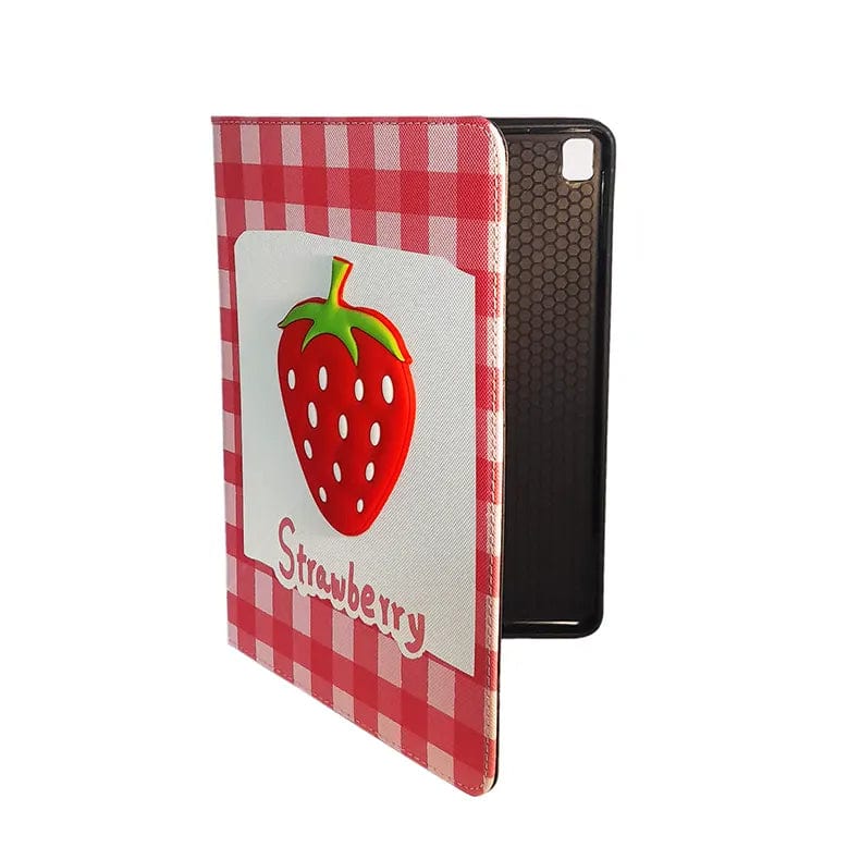 3D Silicone Cute Cartoon Print TPU Stand Case for iPad