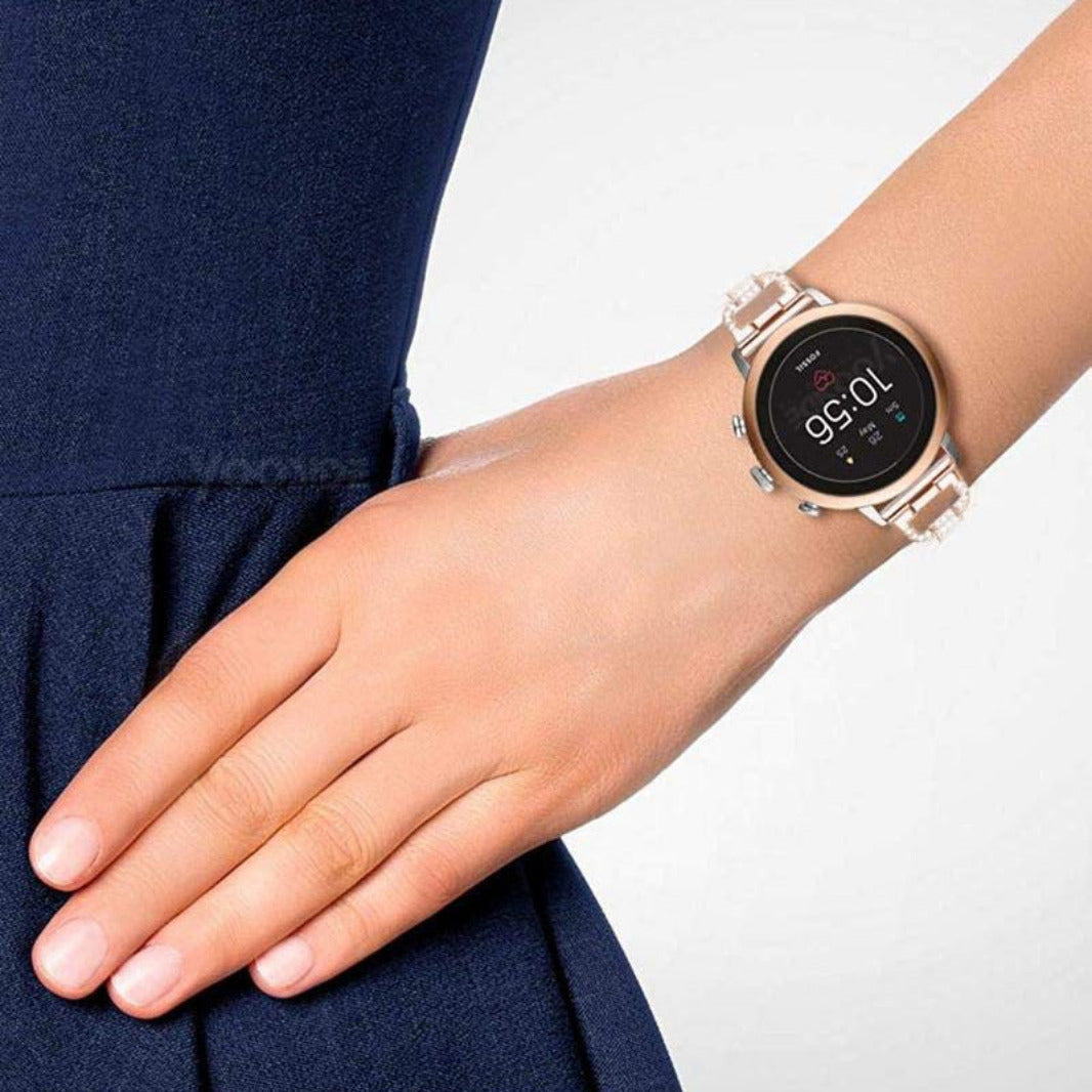 D Shape Chain link Metal Band for Smartwatch 22mm Straps & Bands