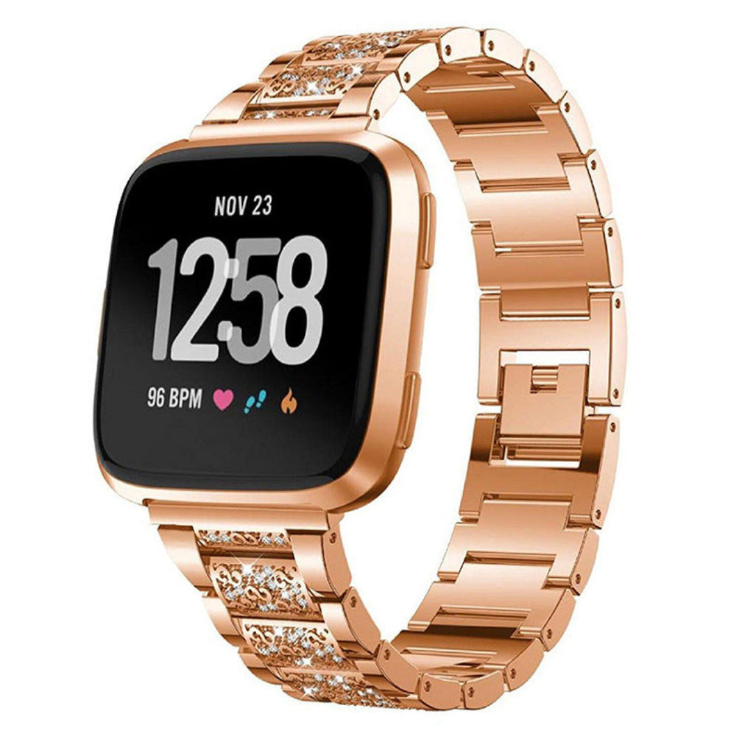 Luxury Bling Rhinestone Dressy Jewelry Metal Band for Apple Watch 42 | 44 | 45 | Ultra 49 | 46mm S10 42 | 44 | 45 | Ultra 49 | 46mm S10 rose-gold Straps & Bands