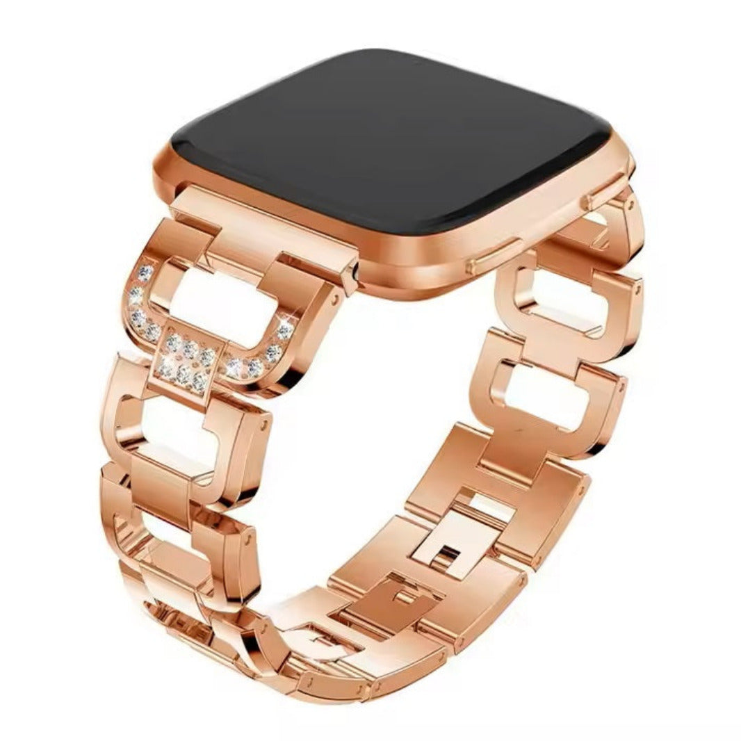 D Shape Chain link Metal Band for Apple Watch 42 | 44 | 45 | Ultra 49 | 46mm S10 Straps & Bands