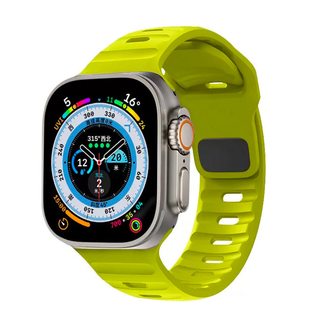 Waterproof Sport Strap for Apple Watch 38 | 40 | 41 | 42mm S10 38 | 40 | 41 | 42mm S10 neon-green Straps & Bands