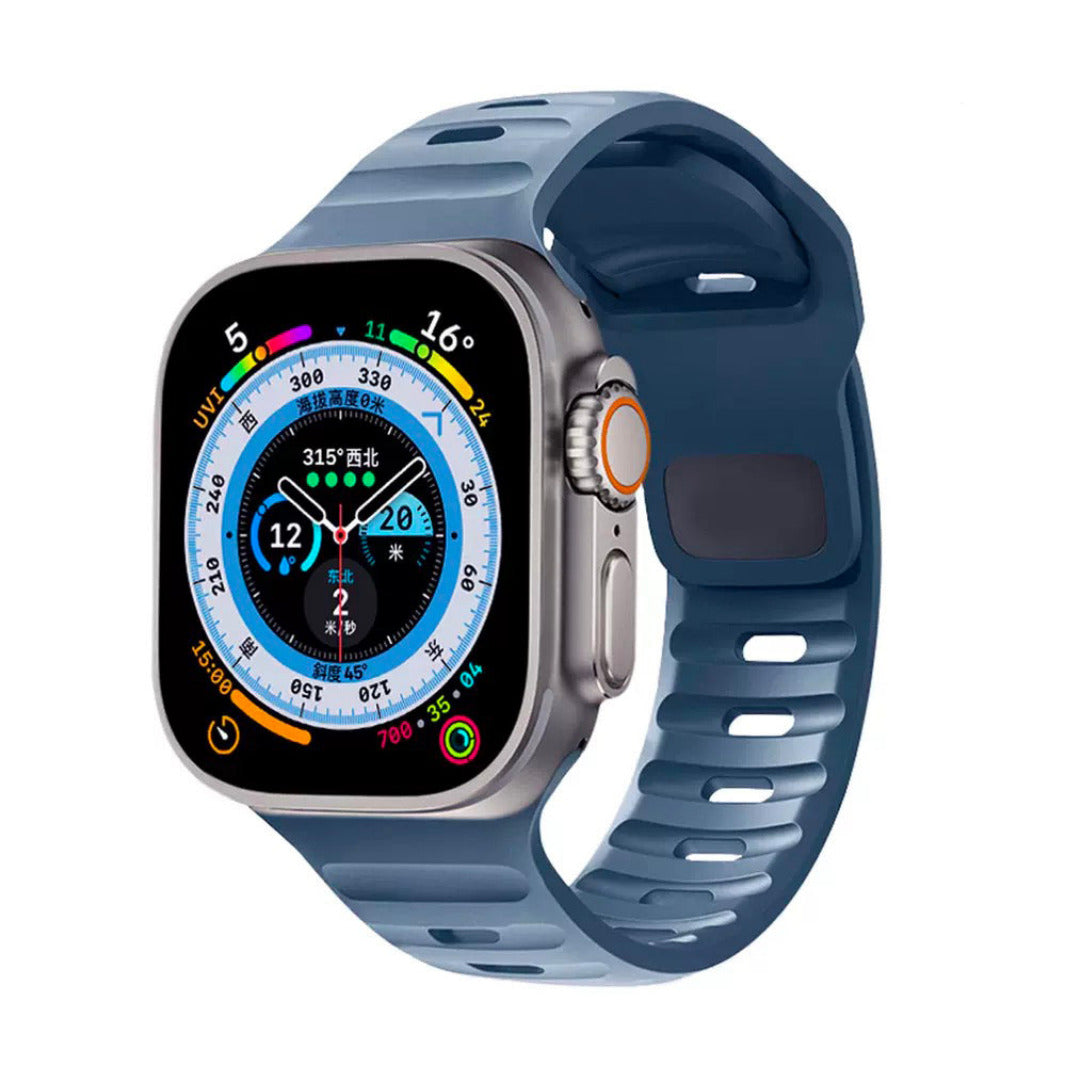 Waterproof Sport Strap for Apple Watch 38 | 40 | 41 | 42mm S10 38 | 40 | 41 | 42mm S10 steel-blue Straps & Bands