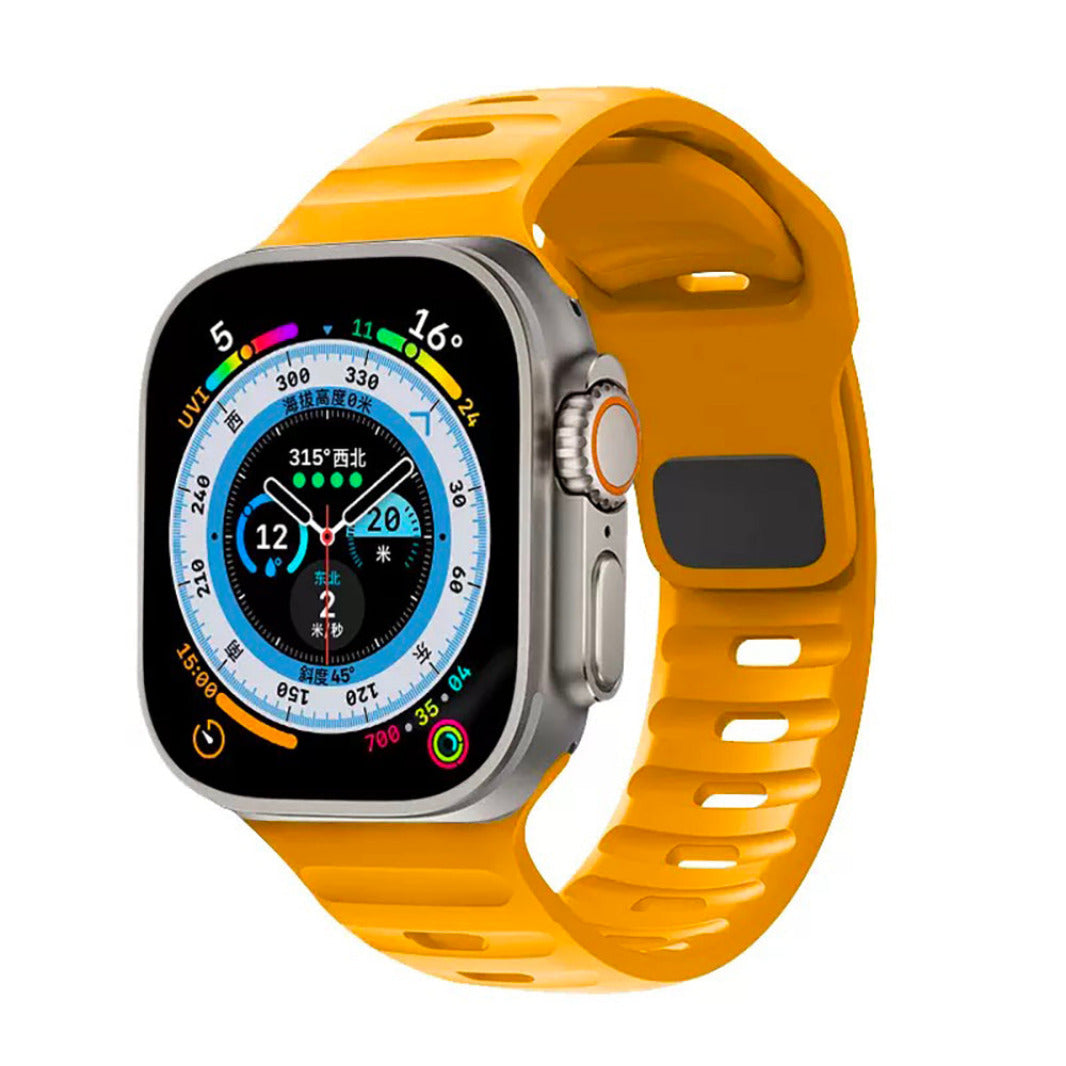 Waterproof Sport Strap for Apple Watch 38 | 40 | 41 | 42mm S10 38 | 40 | 41 | 42mm S10 turmeric-yellow Straps & Bands