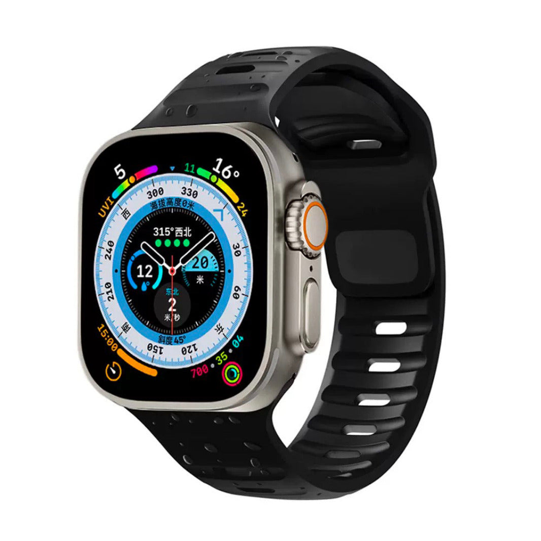 Waterproof Sport Strap for Apple Watch 38 | 40 | 41 | 42mm S10 38 | 40 | 41 | 42mm S10 black Straps & Bands