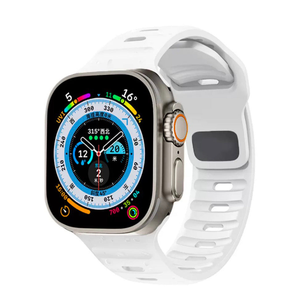 Waterproof Sport Strap for Apple Watch 38 | 40 | 41 | 42mm S10 38 | 40 | 41 | 42mm S10 white Straps & Bands