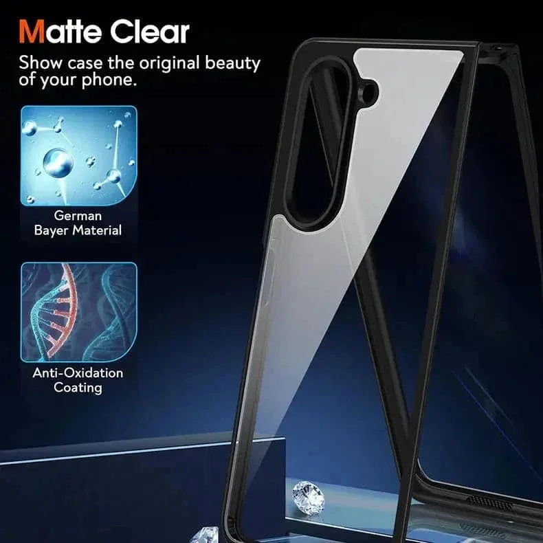 Acrylic TPU PC Glossy Matte Bumper Case for Samsung Z Fold4