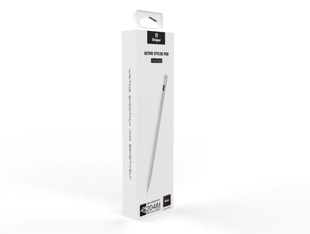 Active Stylus Pen for iPad After 2018, Aluminium Metal Body, with Extra Nib