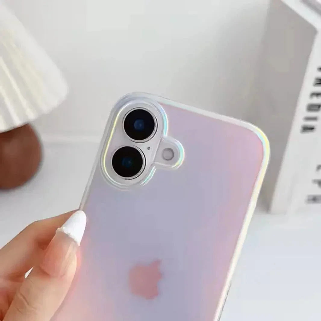 Aesthetic Laser Printing Luxury Hard Case for iPhone 15 Pro