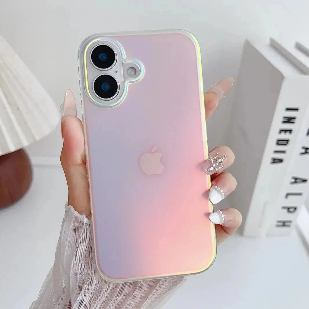 Aesthetic Laser Printing Luxury Hard Case for iPhone 16 Pro Max