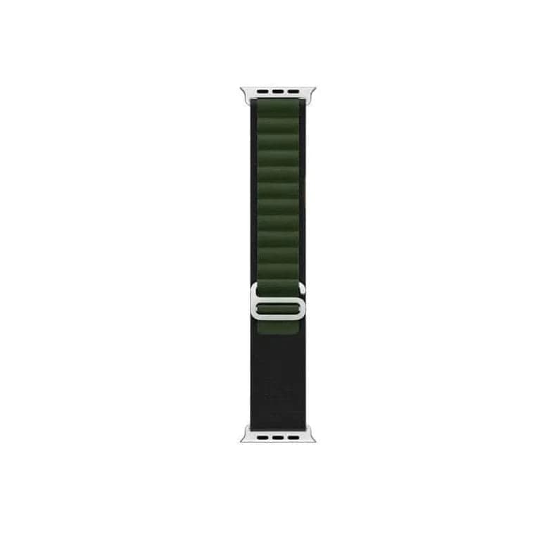 Alpine Loop Watch Band for Apple Watch Watch Bands 42mm | 44mm | 45mm | Ultra 49mm / Black Green