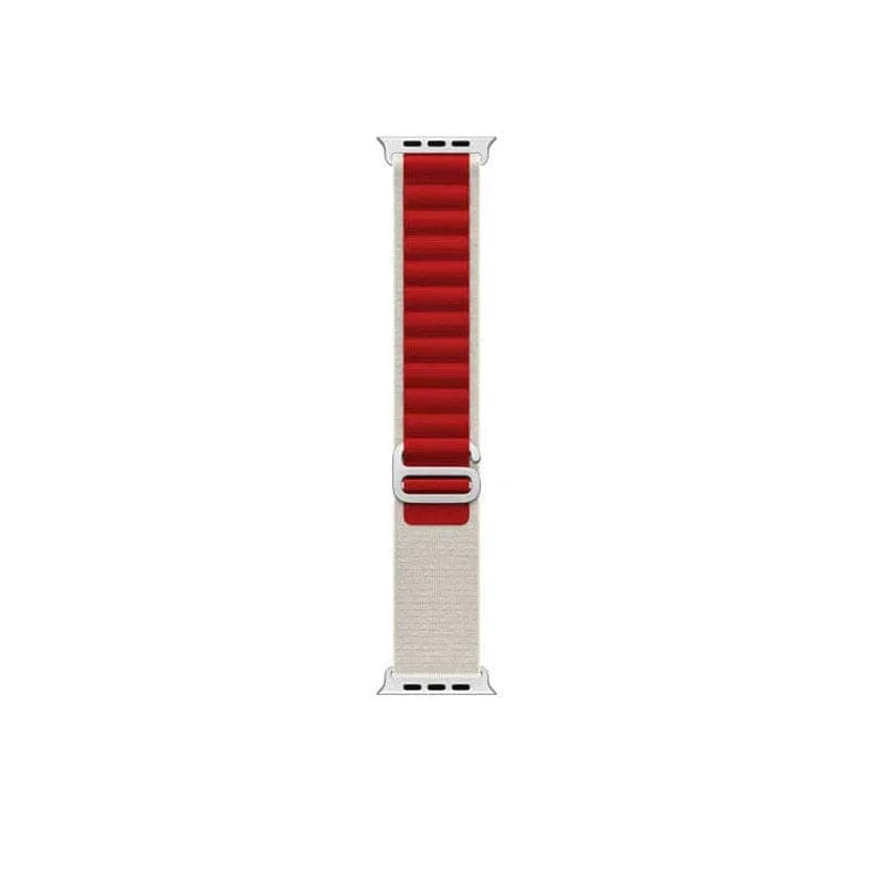 Alpine Loop Watch Band for Apple Watch Watch Bands 42mm | 44mm | 45mm | Ultra 49mm / Starlight Red