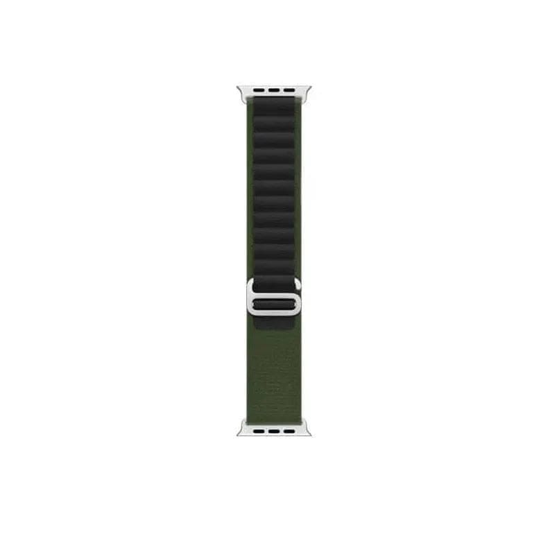 Alpine Loop Watch Band for Apple Watch Watch Bands 42mm | 44mm | 45mm | Ultra 49mm / Green Black